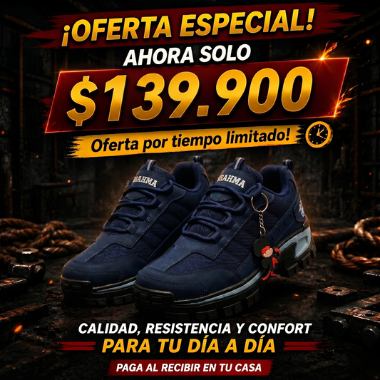 🔥 PROMO 2x1 Zapatos Brahma + LLAVERO